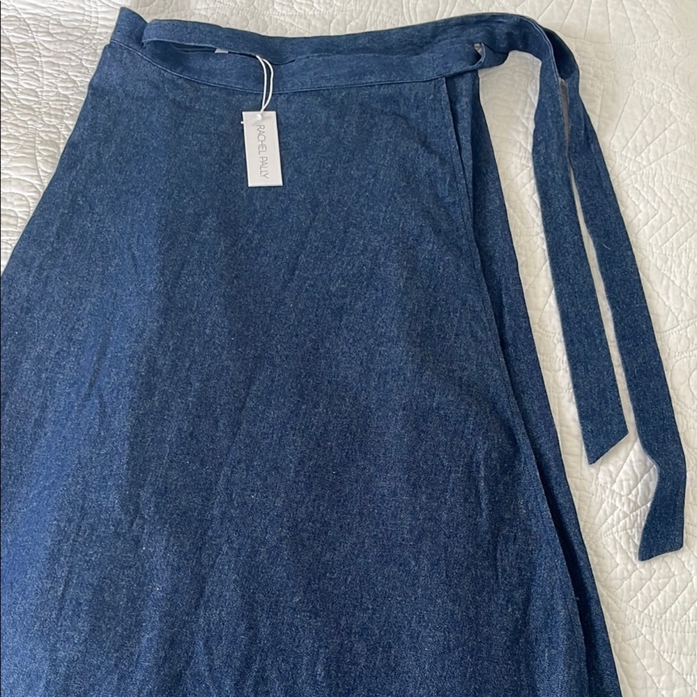 Rachel Pally Kelly Denim Wrap Skirt
